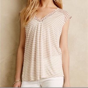 Anthropologie {little yellow button} top